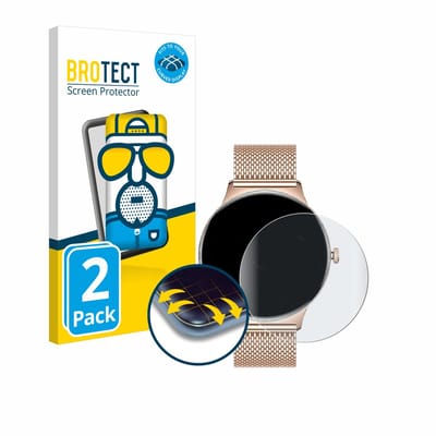BROTECT - Screenprotector voor LIGE FV12 1.43" - Folie Beschermfolie matte volledig dekking 2 Stuks