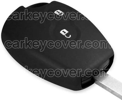 Autosleutel Hoesje geschikt voor Dacia - SleutelCover - Silicone Autosleutel Cover - Sleutelhoesje Zwart