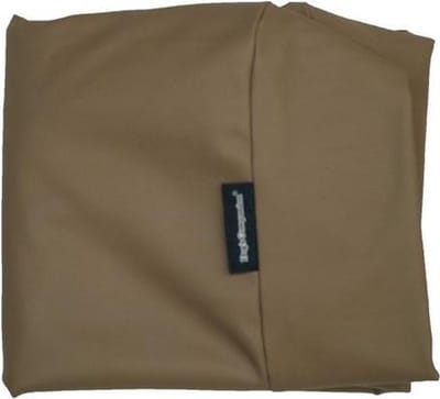 Dog's Companion Hoes Hondenkussen / Hondenbed - XS - 55 x 45 cm - Kunstleer - Taupe Leather Look