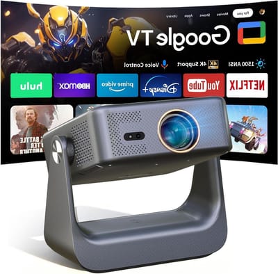 Smart Projector - Home Cinema - Groot Scherm Ervaring - Ingebouwd GTV Ecosysteem - 300 inch Scherm - Grijs