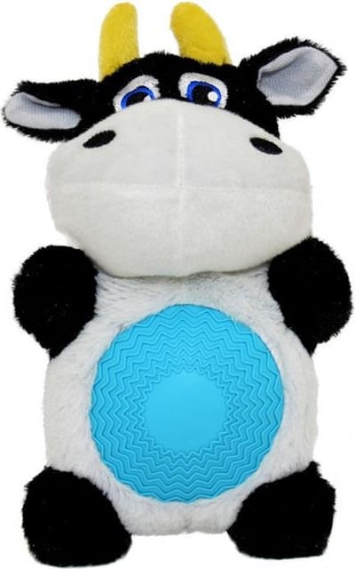 Duvo+  Pluche koe met squeaker belly