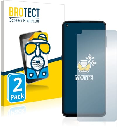 BROTECT - Screenprotector voor Motorola Moto G9 Plus - Folie Beschermfolie matte 2 Stuks