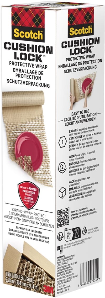 3M Scotch papieren vulmateriaal Cushion Lock, 304 mm x 9,14 m