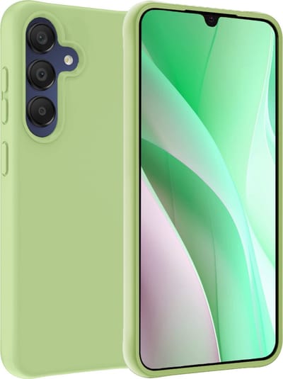 Hoesje Geschikt voor Samsung Galaxy A15 - Sterk & Shockproof - Hoes Cover - Siliconen Case - Groen