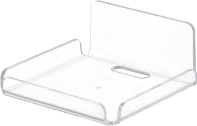 Wandmontage Plank - Camera Houder - Veiligheid Monitoren - Geen Boren Nodig - 14 cm Breed - Transparant