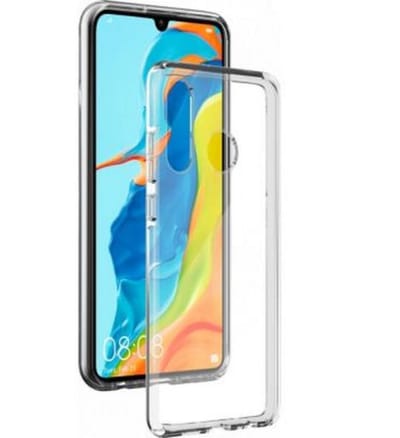 Bigben Connected, Hoesje geschikt voor Huawei P30 Lite - Flexibel TPU, Transparant