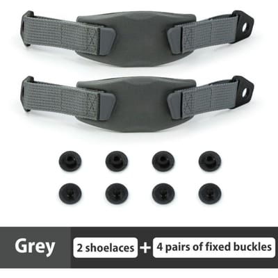 Nieuwe Schoenveters Voor Croc Schoenen EVA Gaten Schoenen Hielband Verstelbaar DIY Schoenen Accessoires Cadeau Voor Dames En Kinderen grijs