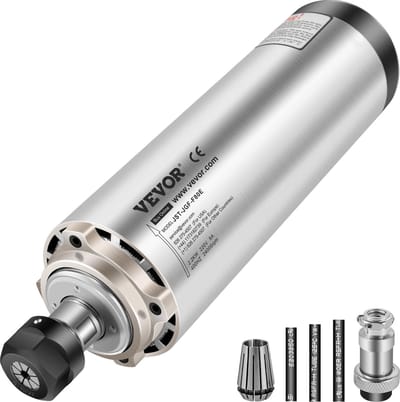 VEVOR 2,2 kW Spindelmotor 400 Hz CNC Frees Spindelmotor Lineaire Motor Luchtgekoeld