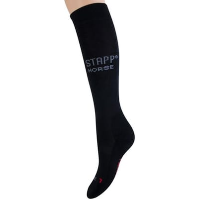 STAPP [horse] - Paardrijsokken 33800 DEOCELL Unisex - 1-Pack - Maat 35/38 - Zwart