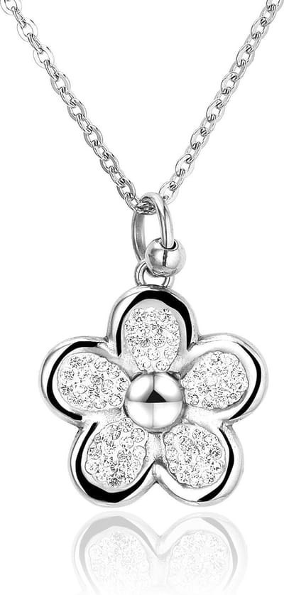 Montebello Ketting Boras - 316L Staal - Bloem - ∅30mm - 45cm