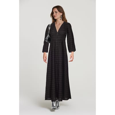 Shiwi Ladies Beirut Dress Tasmania Stripe Black Size: XS | Maxi Dresses Outlet | Dames | Zwart