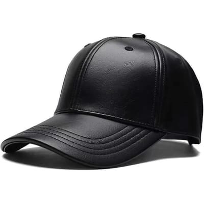 Unisex Effen Kleur Leer Baseballpetten Lente En Herfst Buiten Verstelbare Casual Petten Hip Hop Pet Zonwerende Pet gray