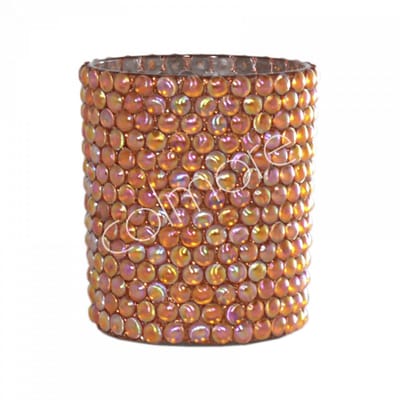 Votief Colmore – meerkleurige kralen glas 11x11x12