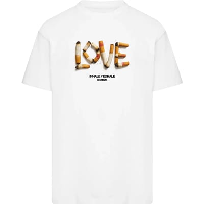 Oversized T-shirt Upscale Inhale Heavy