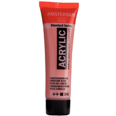 Verf - Acryl - 316 - Venetiaans roze - Amsterdam - 20ml