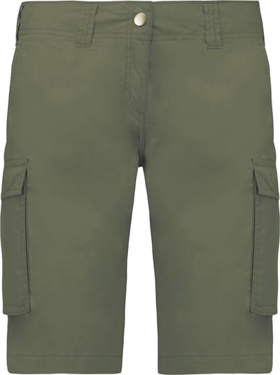 Kariban Lichte damesbermuda met diverse zakken K756 - Light khaki - 40 NL (42 FR)
