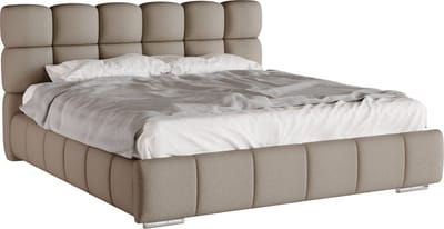 Polsterbed Bliss 180 x 200 cm met opbergruimte, lattenbodem en Bonnel (h18cm)-veringmatras H3