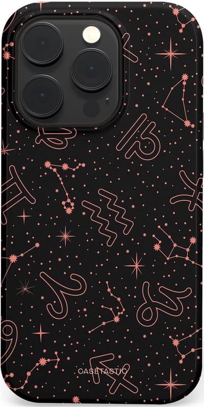 Casetastic Hoesje Geschikt voor Apple iPhone 14 Pro Magsafe - Stijlvolle Beschermende Duo-layer Case - Astropuls