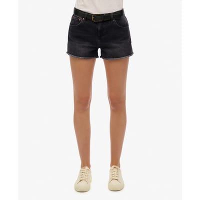 Superdry - Mid Rise Denim Hotpants - Dames - Jeans shorts