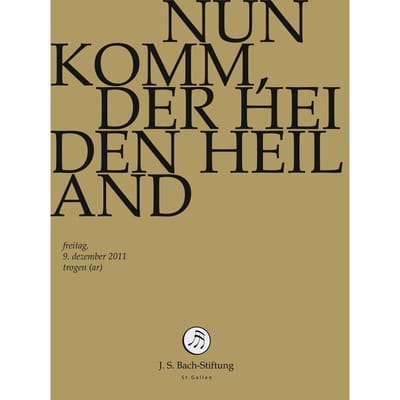 Chor & Orchester Der J.S. Bach-Stiftung, Rudolf Lutz - J.S. Bach: Nun Komm, Der Heiden Heiland (DVD)