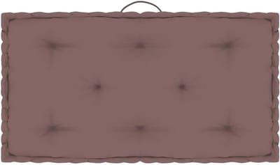 Palletkussen Katoen - Zitkussen Bank - Buiten Ontspannen - Universeel Design - 73x40 cm - Taupe