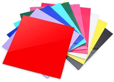 SnelShoppen - Acryl Plastic Plaat, Kleurrijke Transparante Laser Snijplaten, Acryl Spiegel, 3 mm Ultra Helder voor Laser Graveren, DIY en Creatieve Pr