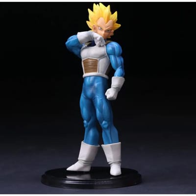 Bandai Dragon Ball 22cm Son Goku Vegeta Figuur Super Saiyan Model Anime Verzamelfiguren voor Kinderen DBZ Actiemodel Model bruin