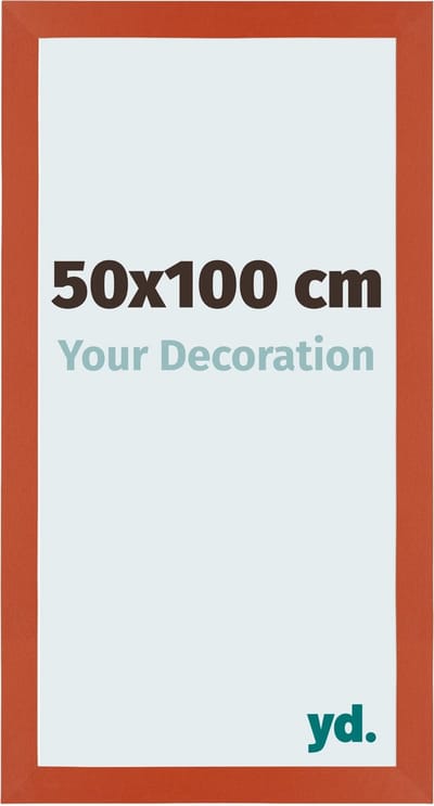 Your Decoration - Fotolijst 50x100 cm - MDF - Oranje - Mura