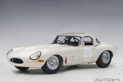 Jaguar Lightweight E-Type - 2015, Wit - AutoArt 1/18