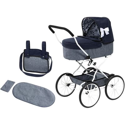 BAYER DESIGN Poppenwagen Klassiek (Blauw)