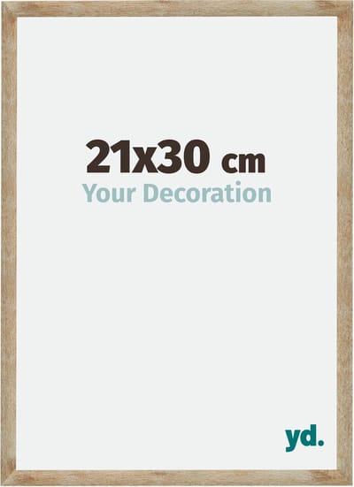 Your Decoration - Fotolijst 21x30 cm - MDF - Goud - Catania