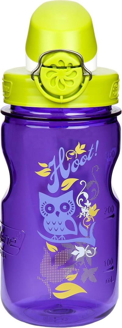 Nalgene On The Fly Kids Bottle - Drinkfles - 0.35 liter - BPA free - Paars/Groen