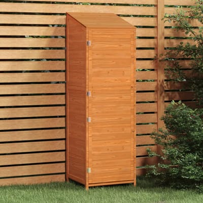 vidaXL - Tuinschuur - 55x52x174,5 - cm - massief - vurenhout - bruin