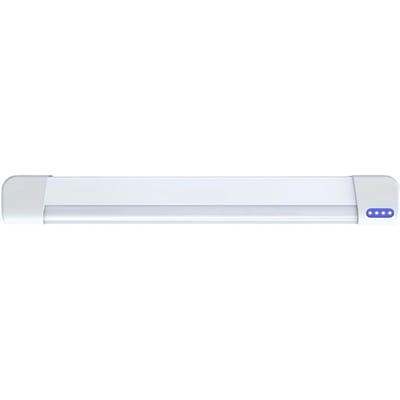 Super heldere LED-buitenkampeerlamp, nachtwerklamp, tentlamp, 5 verlichtingsmodi, magnetisch 20cm 2400mAh zilver