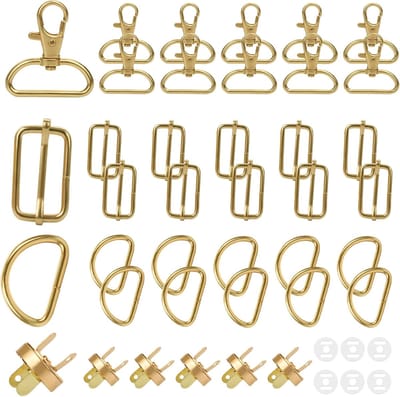 Dailygoods - 38 Stuks Karabijnhaken voor Tassen en Accessoires