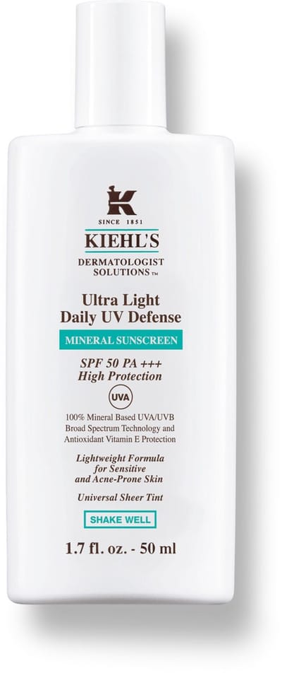 Kiehls - Ultra Light Daily Uv Defense Mineral Sunscreen Spf 50 - Protective Cream