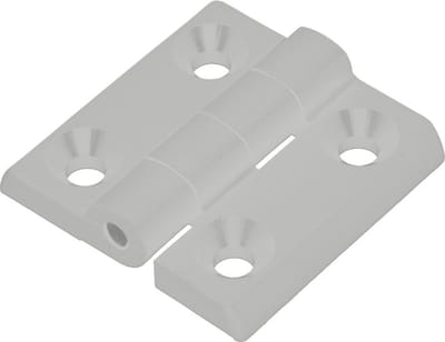 Scharnier - 40x40mm - Gegalvaniseerd - RAL 7035