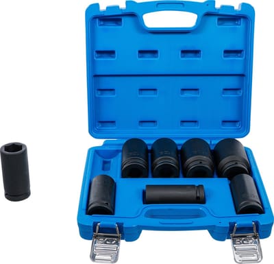 BGS Kracht doppenset extra diep 3/4 22 - 38 mm, 8 delig