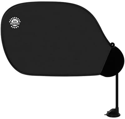 Zonnescherm Auto - Zonnescherm Auto Zijruit - Uv Protectie - Zonwering Zijruiten - Met Zuignappen - Zwart