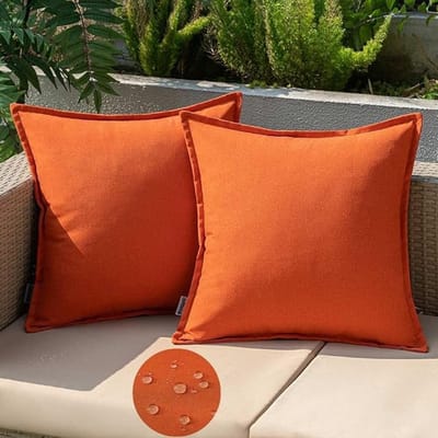 Weerbestendig tuinkussen set van 2 - 40x40 cm waterafstotend