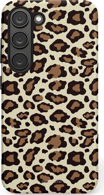 Casetastic Hoesje Geschikt voor Samsung S23 - Stijlvolle Beschermende Duo-layer Case - Gevaarlijk geduld