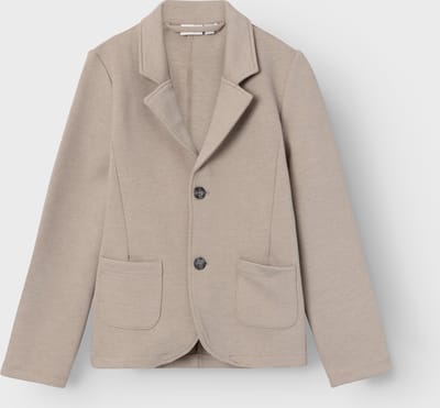 NAME IT NKMFLENOVO SWEAT BLAZER Jongens Blazer - Pure Cashmere - Maat 134/140