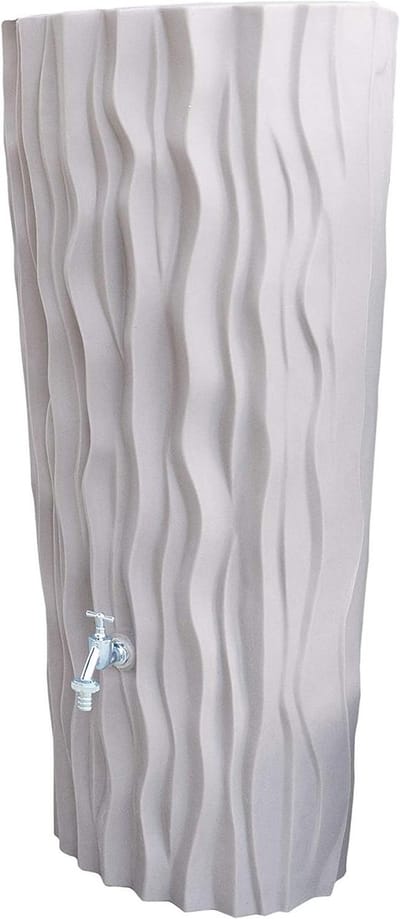 Regenton Alana - Wateropslag Tuin - Planten Water Geven - Geïntegreerde Plantenbak - 160 Liter - Taupe