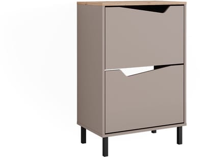 Vicco Marelle Schoenklaprek – 60 x 91.6 cm met 2 compartimenten Grijs/Artisan