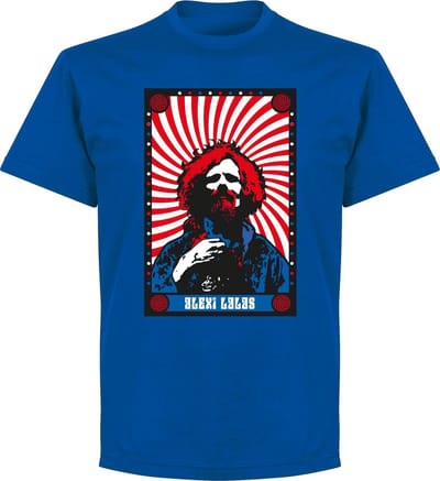 Lalas Psychadelic USA T-Shirt - Blauw - S