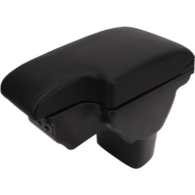 Boîte Accoudoir Voiture Intérieur Console Centrale Avant Rangement USB Boîte Noire Remplacement pour Juke black
