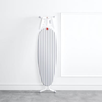 | Universele strijkplankhoes | EasyClip Aanpassing Strijkhoes | 3 lagen: schuim en 100% katoenen stof | Afmeting: 130 x 47 cm | Blauw-wit print