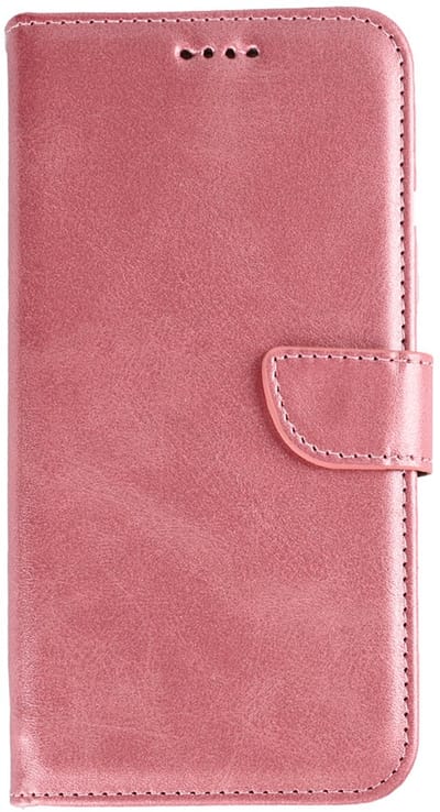 Rixus Bookcase For Samsung Galaxy S25 Edge Pink