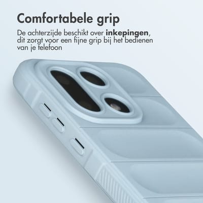 imoshion Hoesje - Geschikt voor OnePlus 15 - EasyGrip Backcover - Lichtblauw