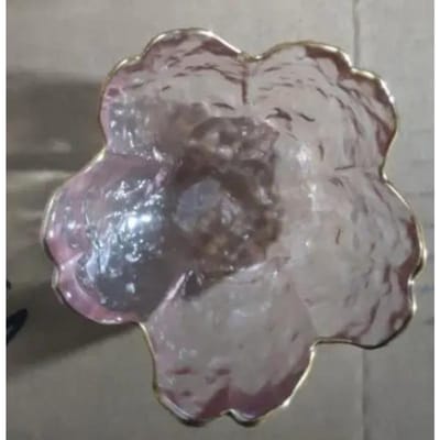 Creatief Glazen Bloesem Kersenvormig Bord Keramische Schaal Soep Voedselkom Pigmenten Sojasaus Azijn Schoteltjes Dinerplateau Tafelgerei gray